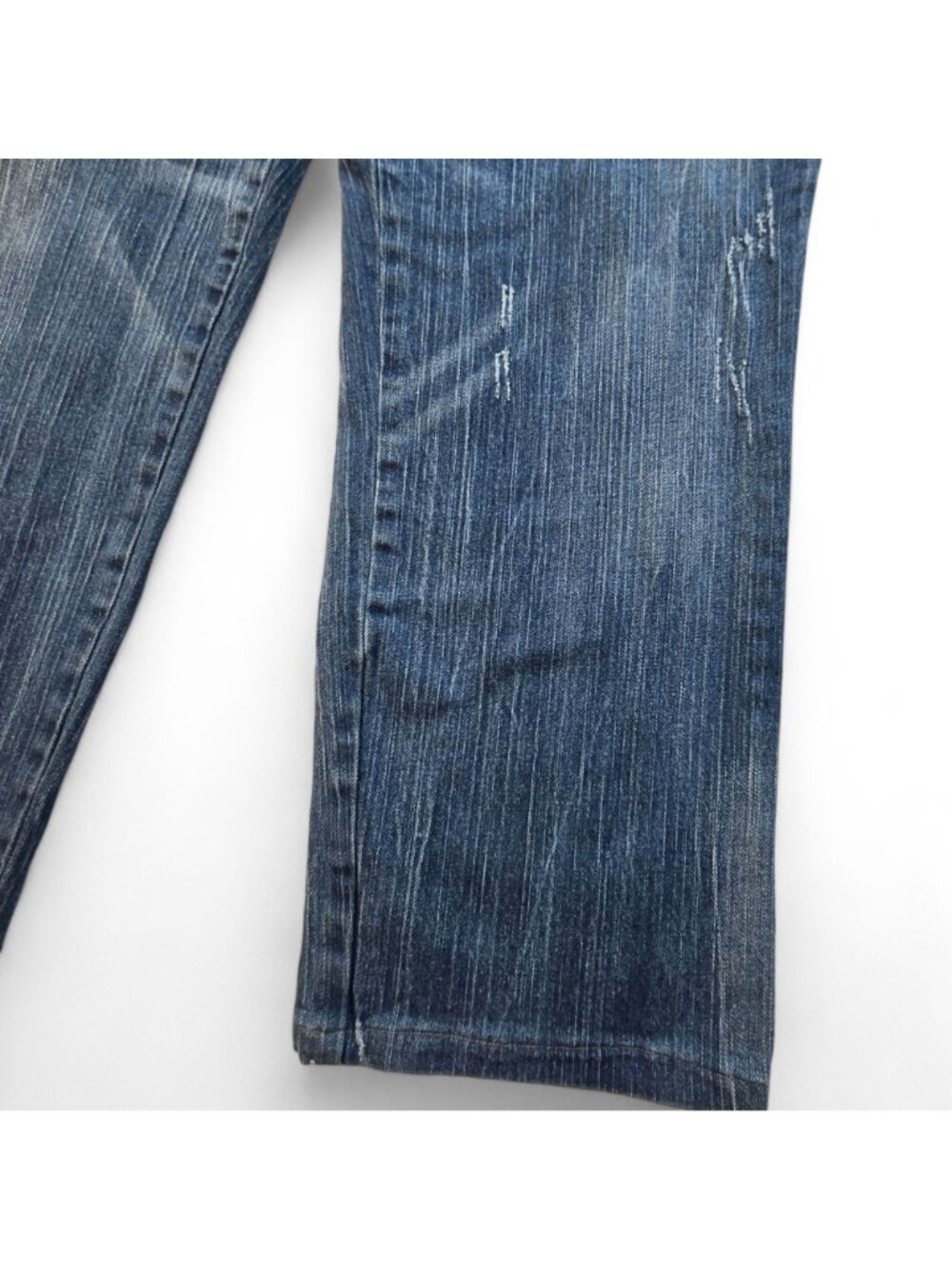 Lane Bryant Womens Embroidered Denim Jeans Distressed Medium Wash Size 20 Averag - Picture 8 of 16